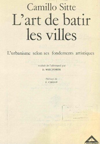 L'art de batir les villes. L'art de batir les villes.