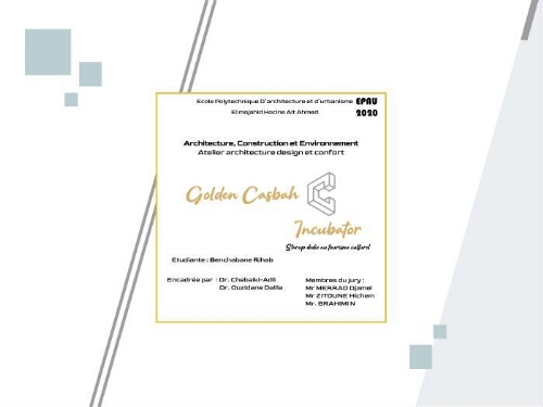 Golden Casbah Incubator Golden Casbah Incubator