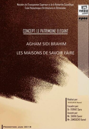 Agham Sidi Brahim, les maisons de savoir faire Agham Sidi Brahim, les maisons de savoir faire