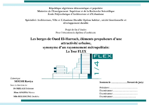 Les berges de oued El harrach éléments propulseurs d'une attractivité urbaine, synonyme d'un rayonnement métropolitain Les berges de oued El harrach éléments propulseurs d'une attractivité urbaine, synonyme d'un rayonnement métropolitain