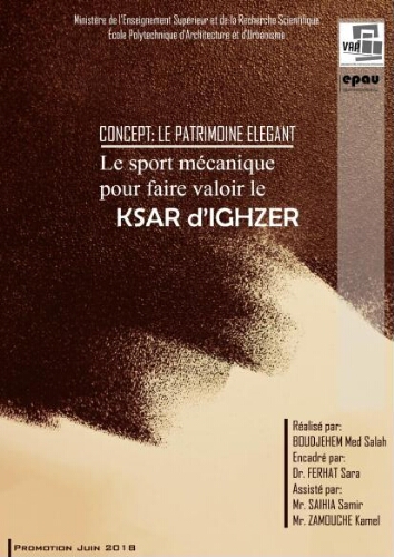 Le Sport mécanique pour faire valoir le Ksar d'Ighzer Le Sport mécanique pour faire valoir le Ksar d'Ighzer