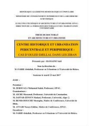 Centre historique et urbanisation pericentrale et périphérique Centre historique et urbanisation pericentrale et périphérique