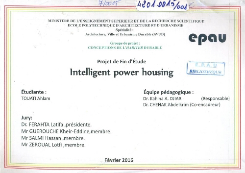 Intelligent power housing Intelligent power housing