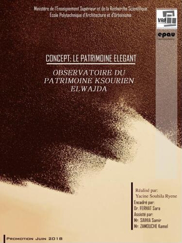 Observatoire du patrimoine Ksourien El Wajda Observatoire du patrimoine Ksourien El Wajda