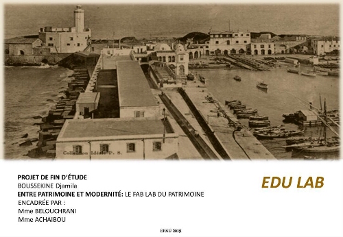 Entre Patrimoine et modernité Entre Patrimoine et modernité