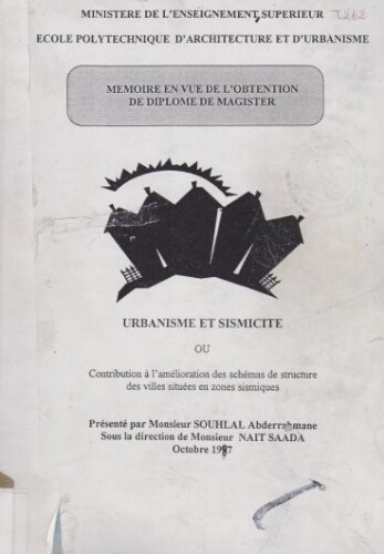 Urbanisme et sismicité Urbanisme et sismicité