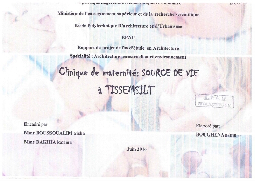 Clinique de maternité Clinique de maternité