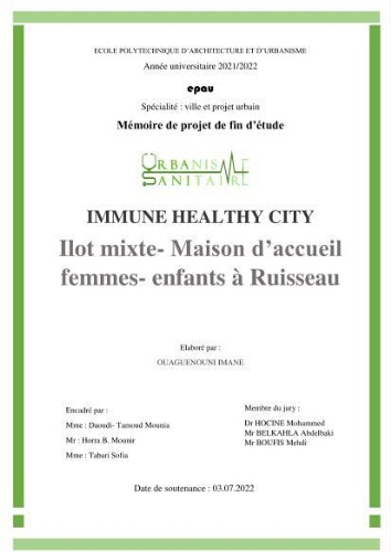 Immune healthy city Immune healthy city