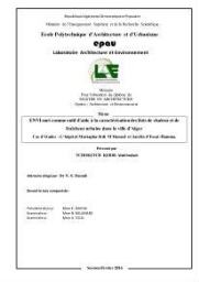 Integration des systemes d'économie d'énèrgie dans l'habitat en Algerie. Integration des systemes d'économie d'énèrgie dans l'habitat en Algerie.