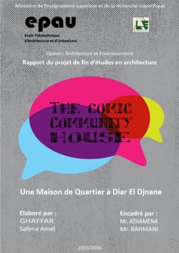 Une maison de quartier à Diar El Djnane Une maison de quartier à Diar El Djnane