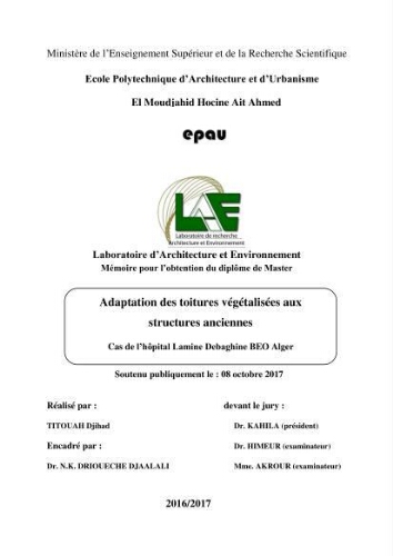 Adaptation des toitures végétalisée aux structures anciennes Adaptation des toitures végétalisée aux structures anciennes
