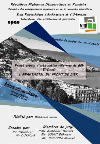 Projet urbain d'articulation ville-mer de Bab El Oued Projet urbain d'articulation ville-mer de Bab El Oued