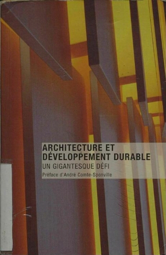 Architecture et développement durable Architecture et développement durable