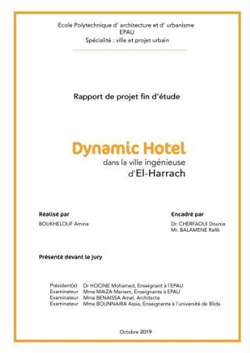 Dynamique hôtel dans la ville ingénieuse d'El Harrach Dynamique hôtel dans la ville ingénieuse d'El Harrach