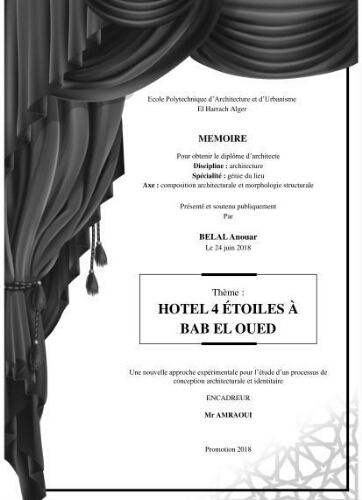 Hotél 4 étoiles à Bab El Oued Hotél 4 étoiles à Bab El Oued